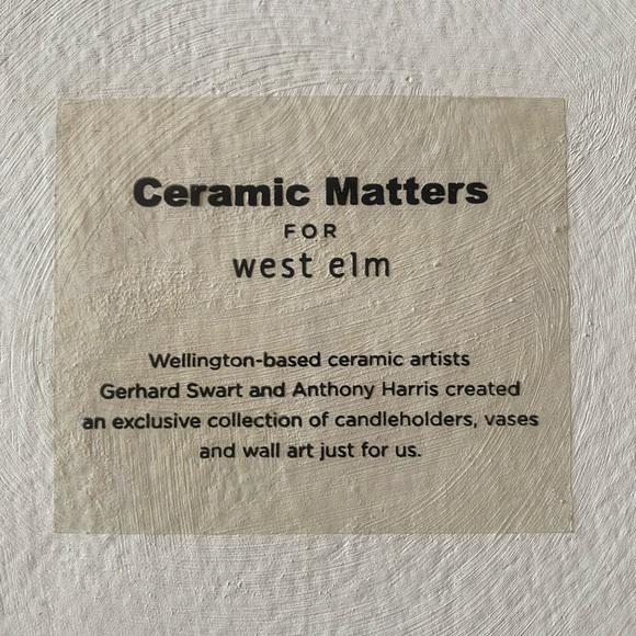 West Elm “Ceramic Matters” special edition art plates - 3 sizes SOLD OUT - Picture 10 of 10